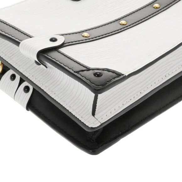 LOUIS VUITTON Epi Trunk clutch White/Blanc/Noir - Picture 9 of 12